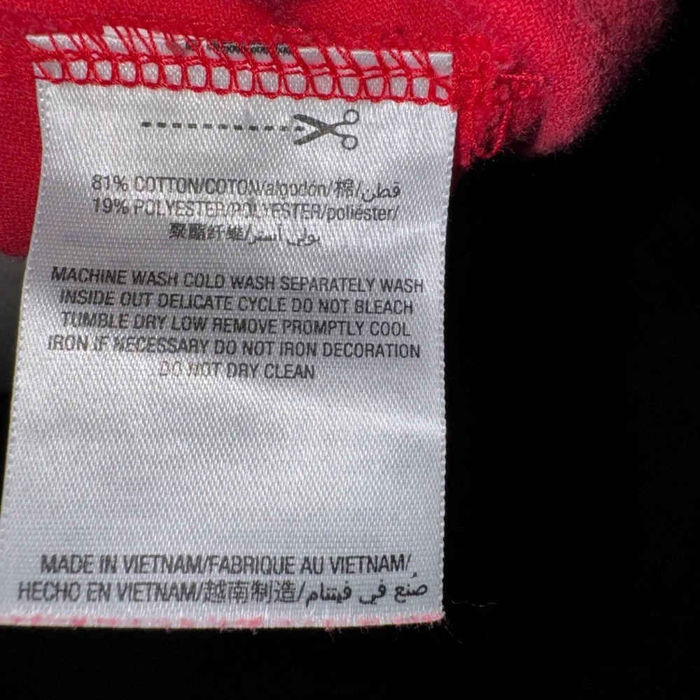 Juicy Couture Women's Red Batwing Velour Velvet Track Jacket Retro Disco Style M - Picture 8 of 9